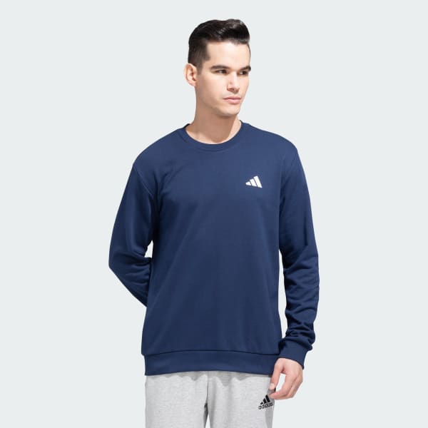 Blue Crewneck Logo Sweatshirt