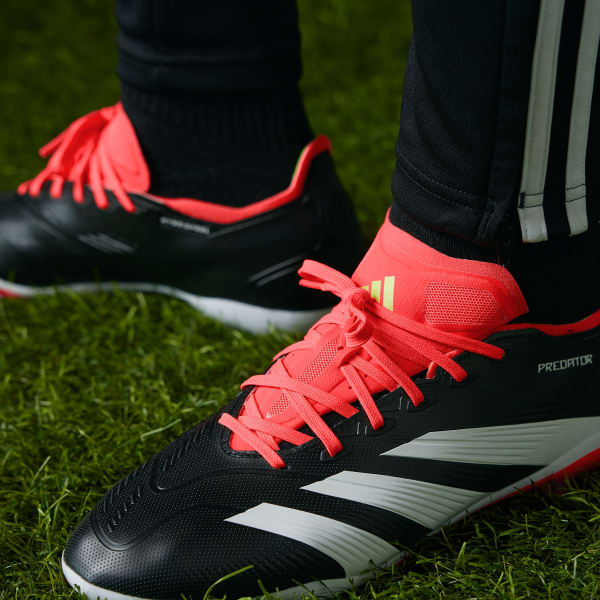 Adidas Predator League Low FG Core Black White Solar Red