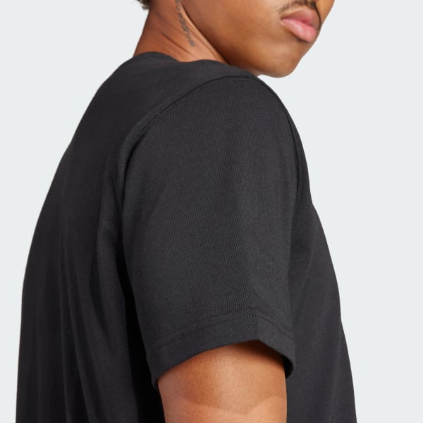 アディダス アディカラー トレフォイル 半袖Tシャツ - ブラック