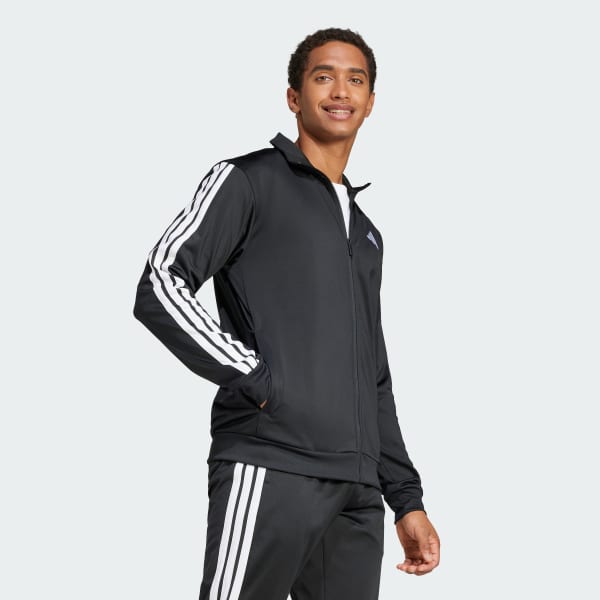 Black 3-Stripes Tricot Regular Track Jacket
