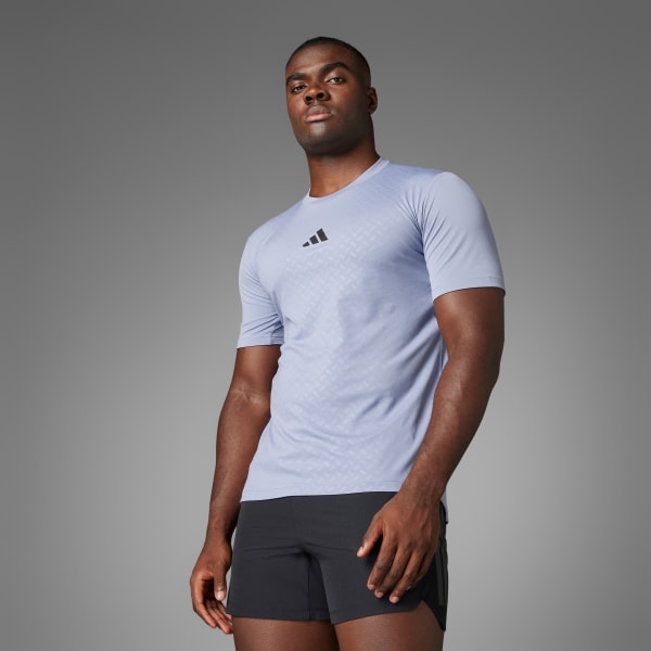 สีม่วง เสื้อยืด PrimeLift 3-Stripes