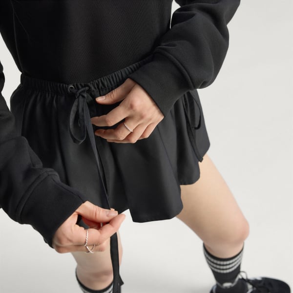 Negro Minifalda con lazos