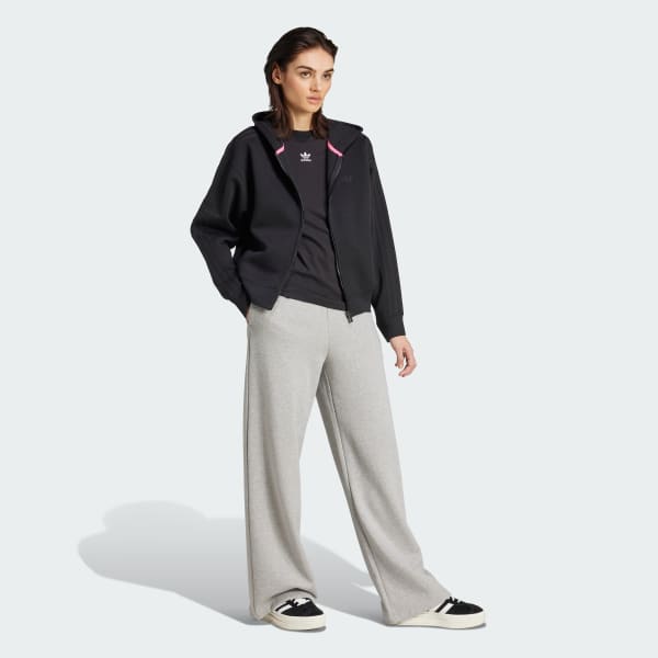 Gris Pants Essentials Tela French Terry Pierna Ancha