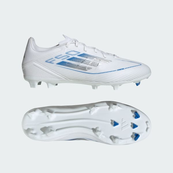 Hvit F50 League Firm/Multi-Ground Fotballsko