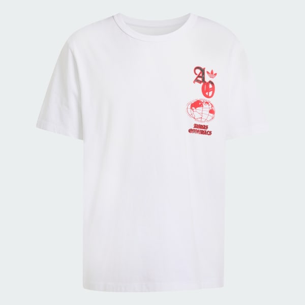 สีขาว เสื้อยืด GFX