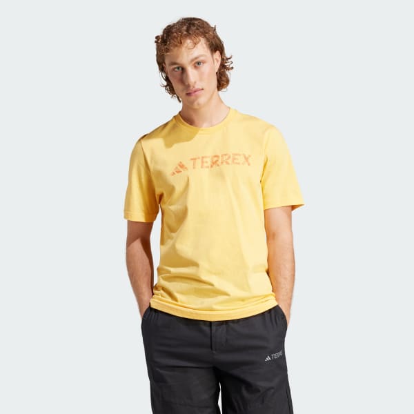 Yellow Terrex Classic Logo Tee