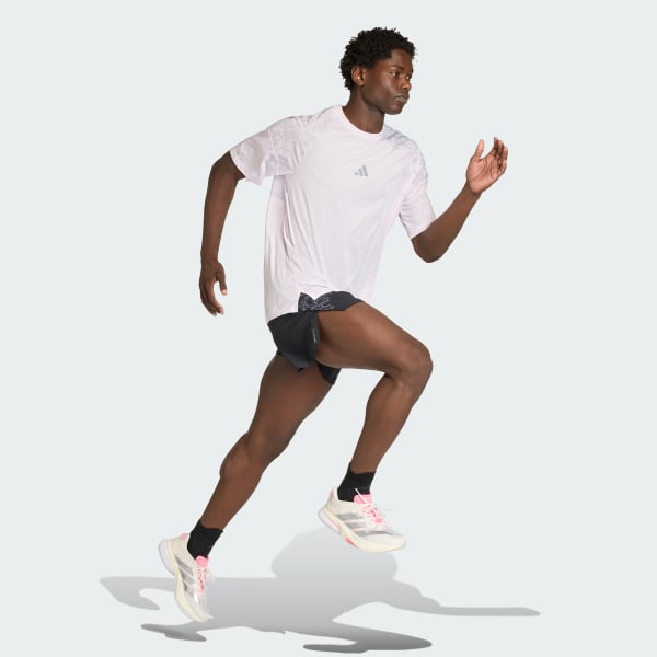 Pink Adizero Tokyo Running T-Shirt