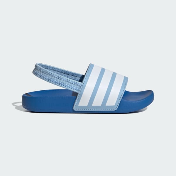 Blue Adilette Estrap Slides Kids