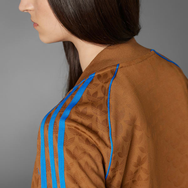 adidas Adicolor 70s SST Track Top - Brown | Free Shipping