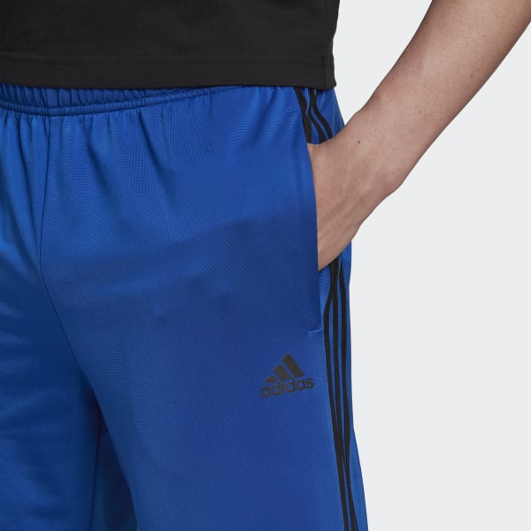 adidas Primegreen Essentials Warm-Up 3-Stripes Shorts - Blue, Men's  Training