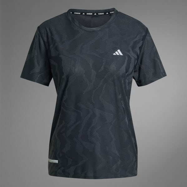 adidas Ultimate HEAT.RDY Engineered Running Tee Black Free Shipping with adiClub adidas US