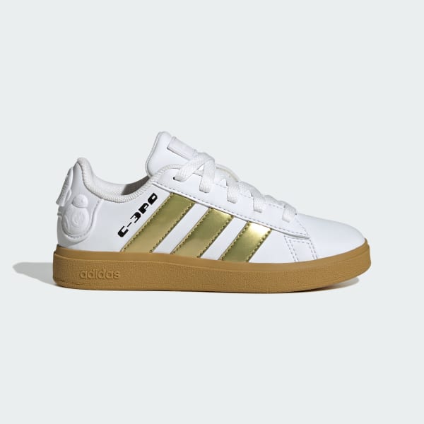 White ADIDAS STAR WARS GRAND COURT 2.0 SHOES KIDS