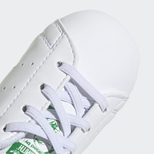 adidas Originals STAN SMITH CRIB UNISEX - Chaussons pour bébé - white/blanc  