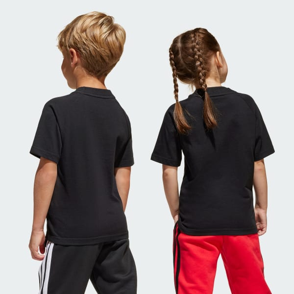Negro Playera Essentials Kids