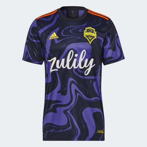 Blue Seattle Sounders FC 21/22 Away Jersey JJZ06