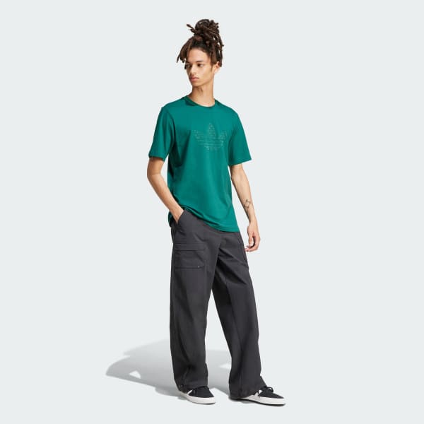 สีเขียว เสื้อยืด adidas Originals