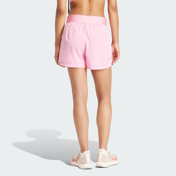 Shorts Adidas Malha FARM Rio Pacer 3-Stripes - Rosa - Academia