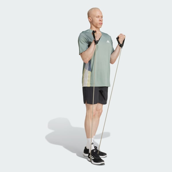 Verde T-shirt Train Essentials Seasonal Colorblock