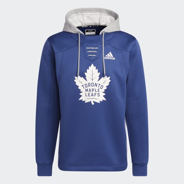 Blue Maple Leafs Skate Lace Hoodie