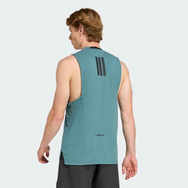 新品　LesMILLS レスミルズ　グラフィックタンクトップ　L  アディダス adidas アディダス スポーツウェア ノースリーブ メンズ Les