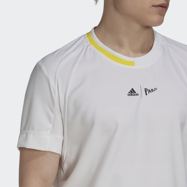 Blanco Camiseta Elástica Tejida London CI664