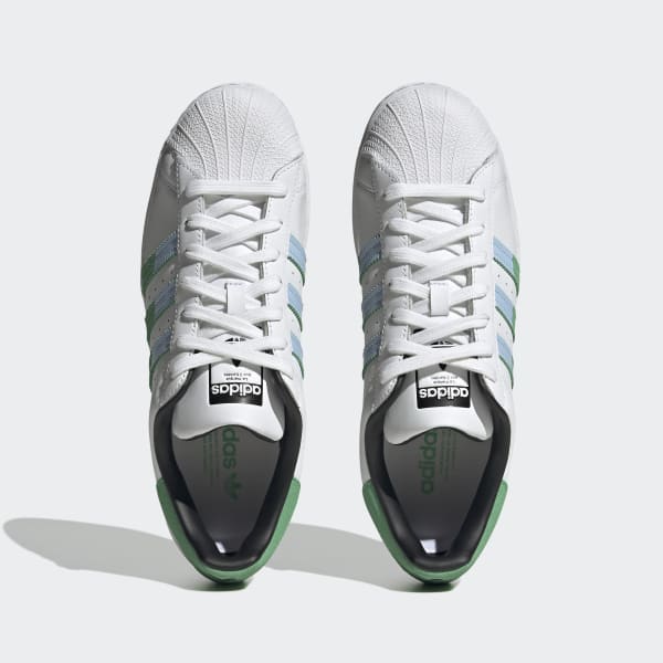 Weiss Superstar Schuh