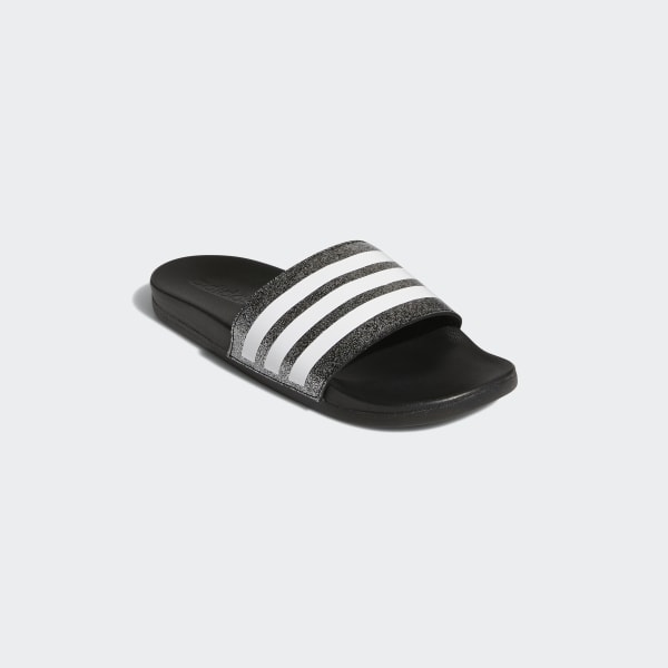 Black Adilette Comfort Slides LEY58