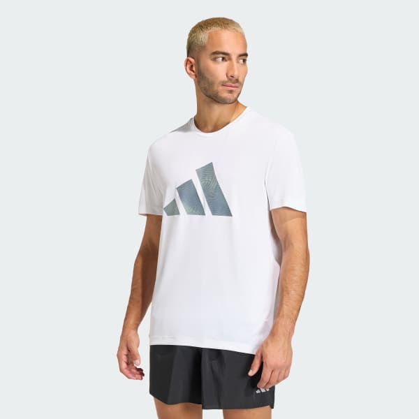White adi365 Running Essentials Brand Love T-shirt