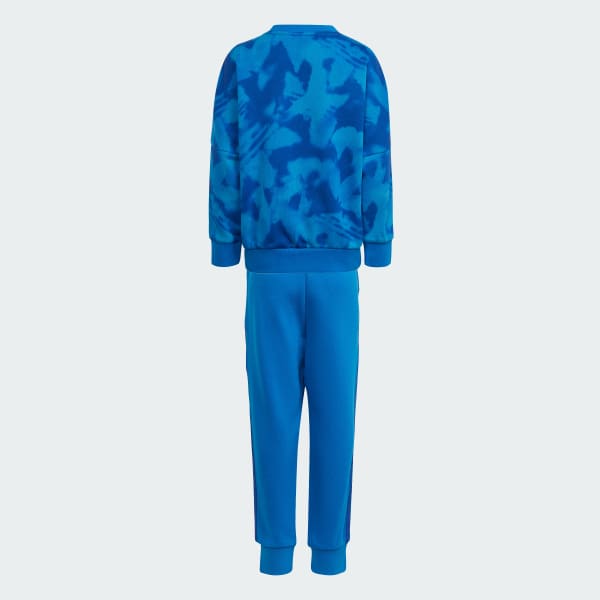 Summer Allover Print Crew Set