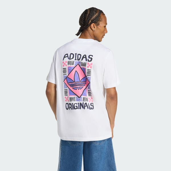 Blanc T-SHIRT 80s PREM GFX NC
