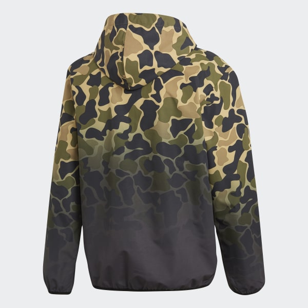 jaqueta corta vento camuflado adidas