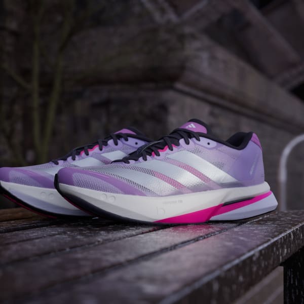 adidas Adizero Boston 13 Shoes - Purple | Free Shipping with