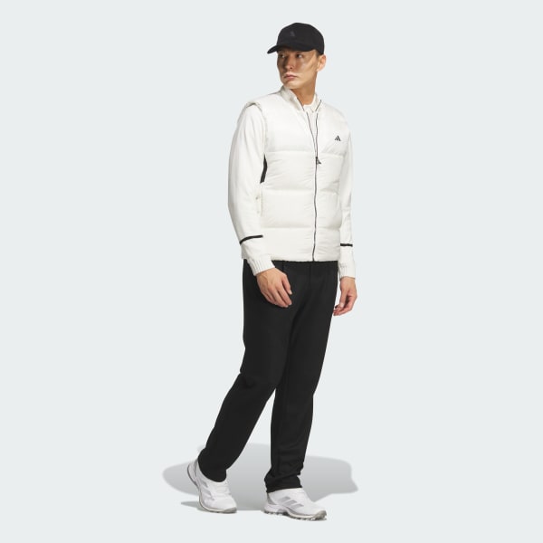 White PERTEX QUANTUM 전장 지퍼 다운 베스트