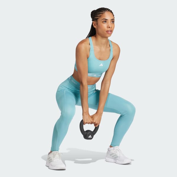 Turquesa Top Deportivo Techfit Soporte Medio