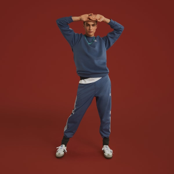 Azul Pants Deportivos Adicolor 3D Trefoil 3 Franjas