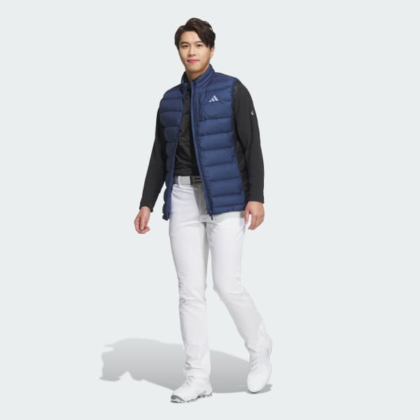 アディダス WIND. RDY チェストポケット付き フルジップ ダウン