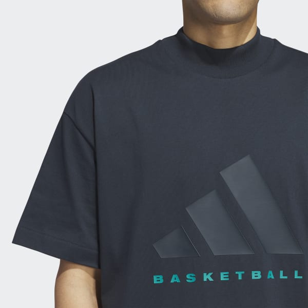 ★★Adairs★★ Basketball Tee Deep Navy JE3764 adidas Basketball Tee - Blue | adidas India