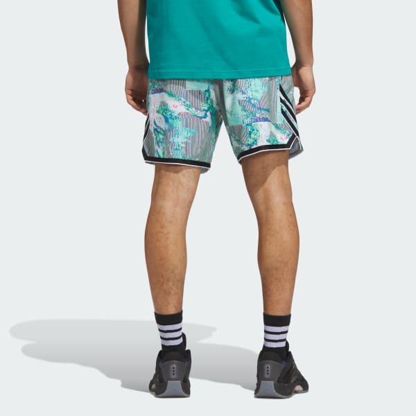 ホワイト adidas クレージー ライト AOP ショーツ