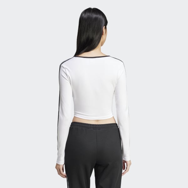 adidas 長袖　クロップTシャツ adidas by Stella McCartney TrueStrength ヨガ 長袖クロップ