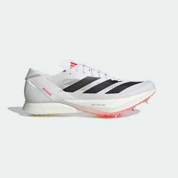 White Adizero Avanti Shoes
