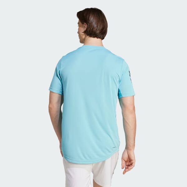 adidas Club 3 Stripes Tennis Tee Blue adidas Thailand