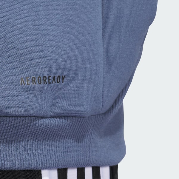 Jaqueta com Capuz Zíper Z.N.E. Premium - Azul adidas