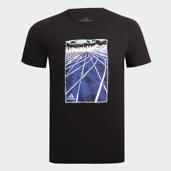 Remera adidas shop negra hombre