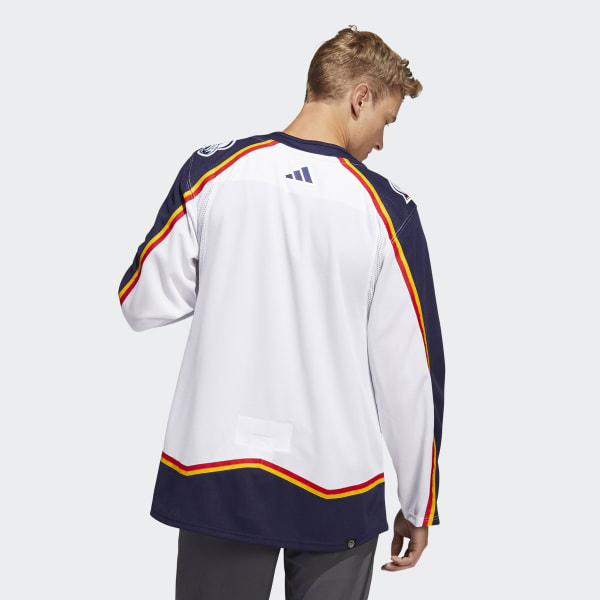 adidas Avalanche Authentic Reverse Retro Wordmark Jersey - White | Men's  Hockey | adidas US