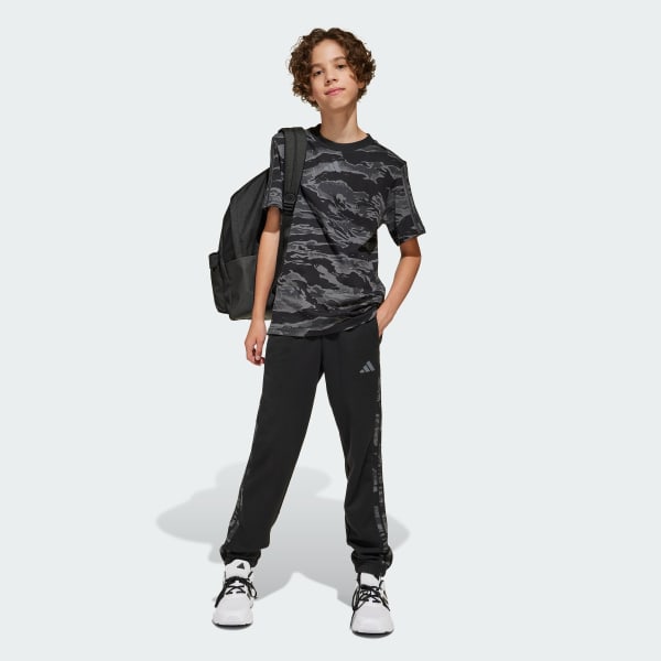 adidas Seasonal Essentials Camo Pants Kids Black adidas