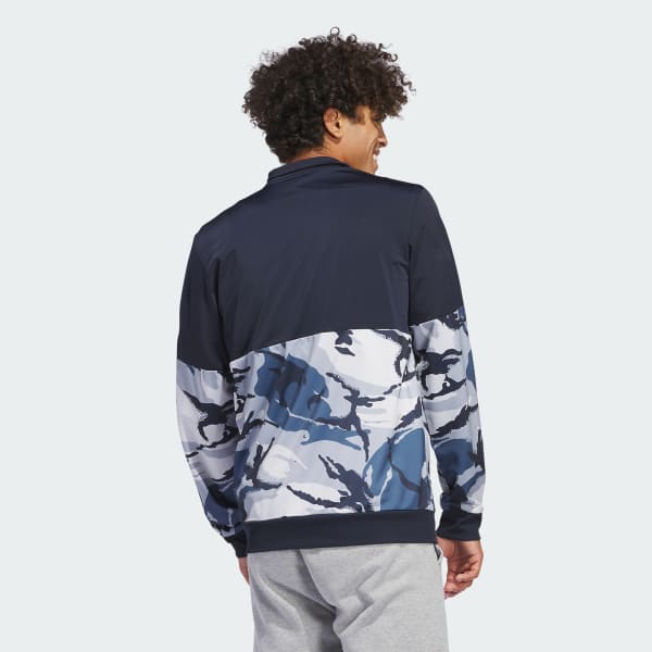 ウォーキング・ランニングウェア adidas Track Jacket/NAVY Adidas Track Jacket Blue/White Stripes – New2You LX