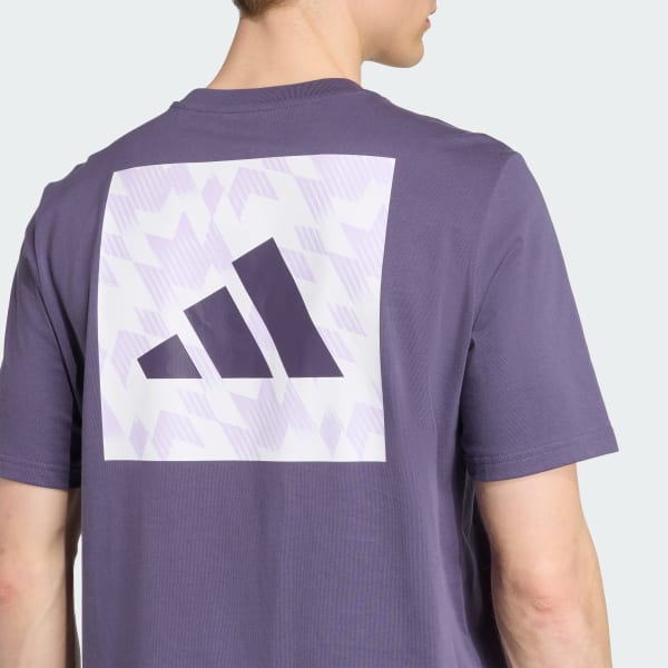 adidas Manchester United Seasonal Graphic Tee - Purple | Free