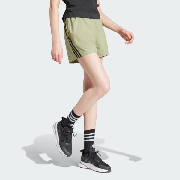 Green Future Icons 3-Stripes Woven Shorts