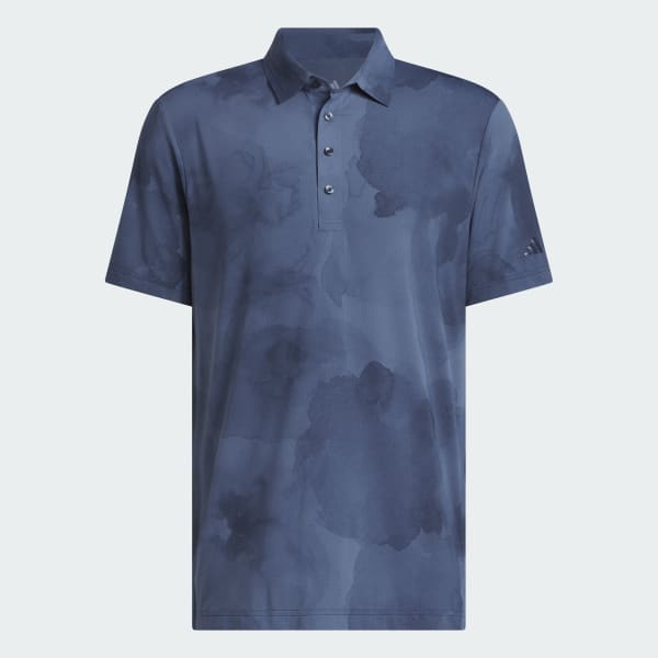Blue Ultimate365 Printed Cool Feeling Tour Polo Shirt