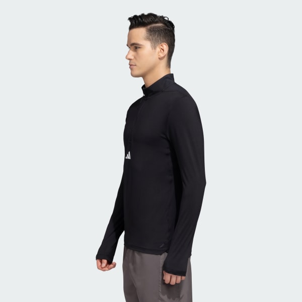 WORKOUT+TRAINING 1/4-ZIP LONG SLEEVE TEE